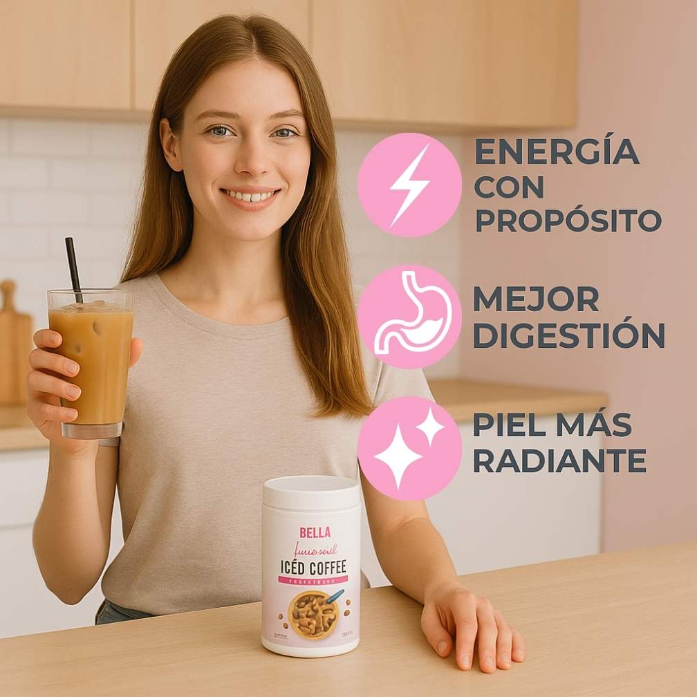 Probiotics Iced Coffee 500gr - Una taza poderosa: desinflama y renueva tu día